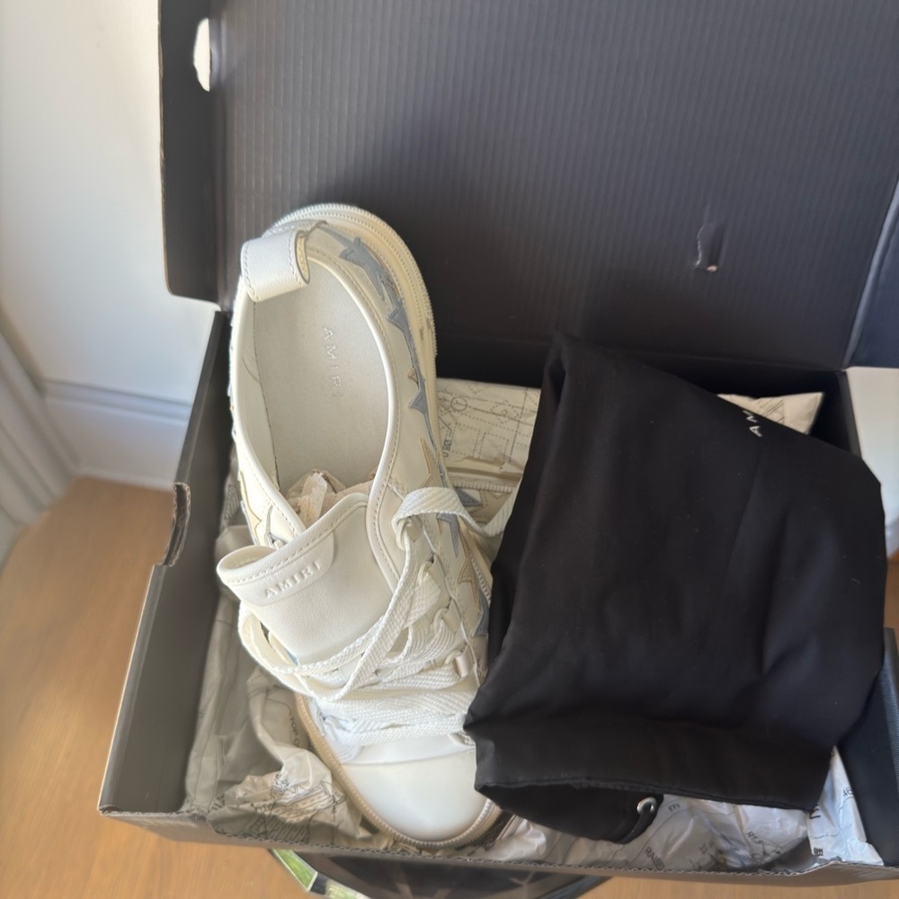 Amiri Platform Stars Court Low Sneakers - Picture 3 of 10